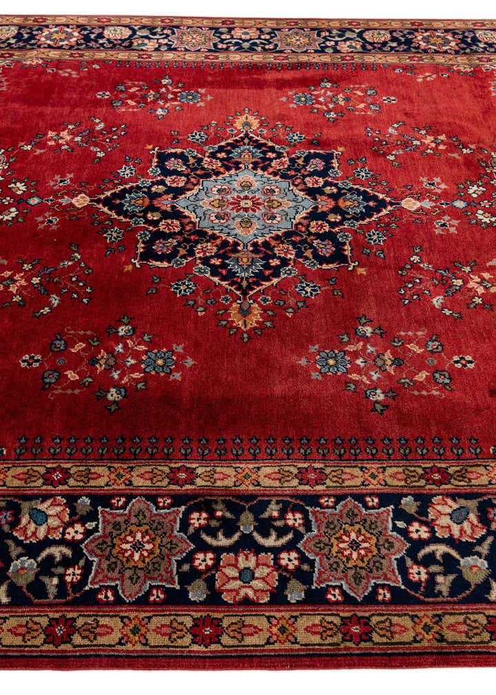 6' 7 x 10' 1 Hand Knotted Hamedan Persian Wool Rug