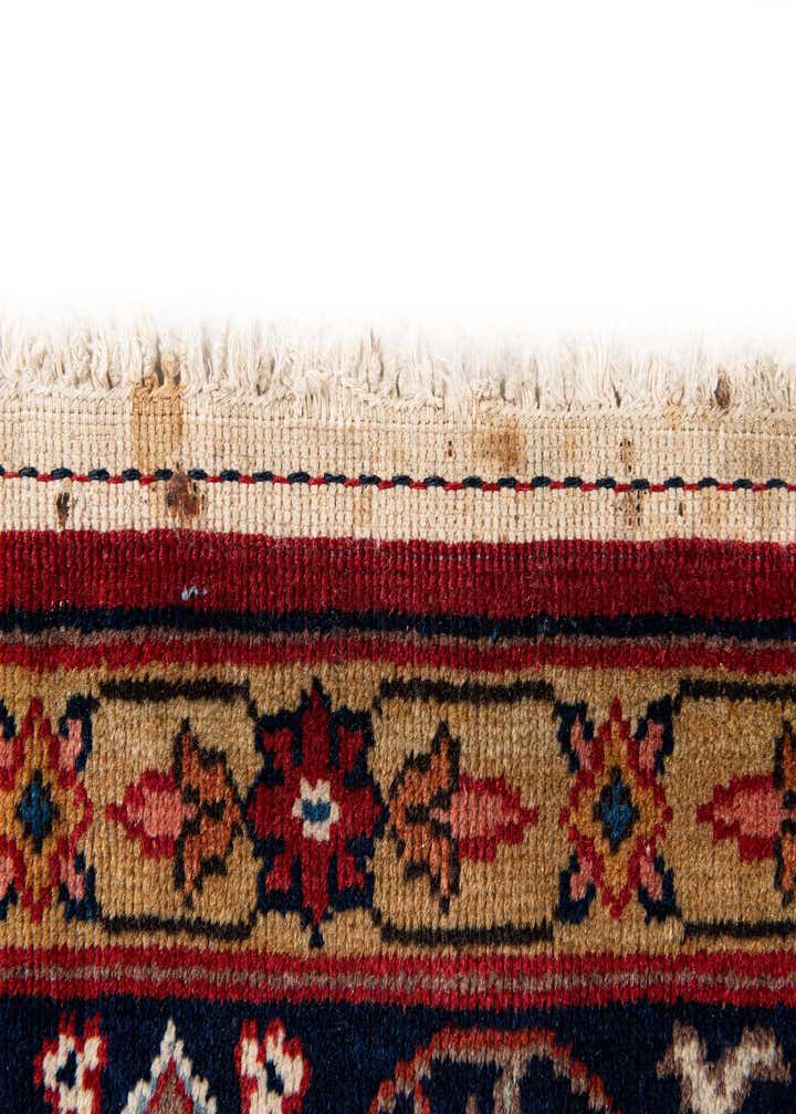 6' 7 x 10' 1 Hand Knotted Hamedan Persian Wool Rug