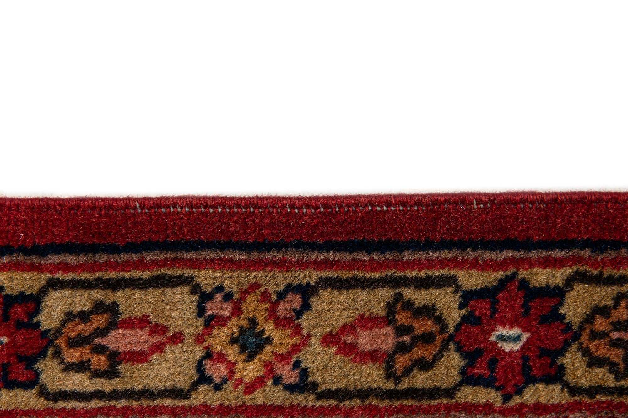 6' 7 x 10' 1 Hand Knotted Hamedan Persian Wool Rug