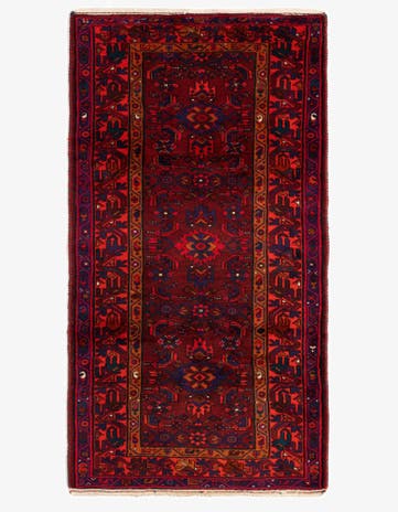 3' 9 x 6' 11 Hamedan Wool Rug