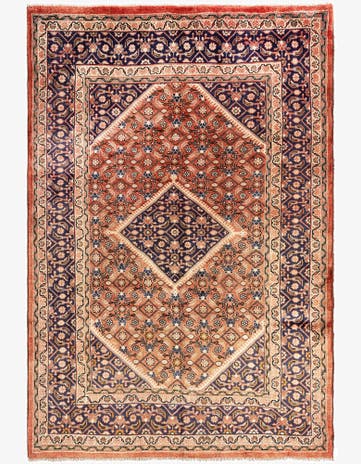 6' 9 x 10' 1 Hamedan Wool Rug