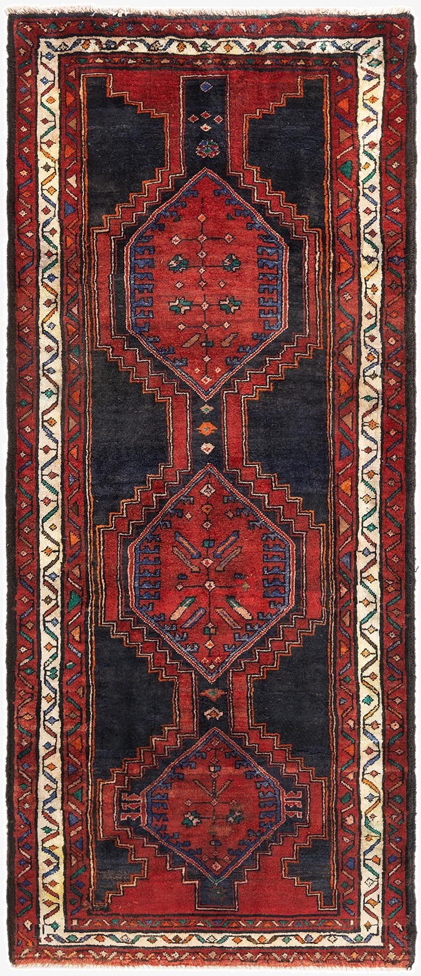 3' 7 x 8' 8 Hamedan Rug