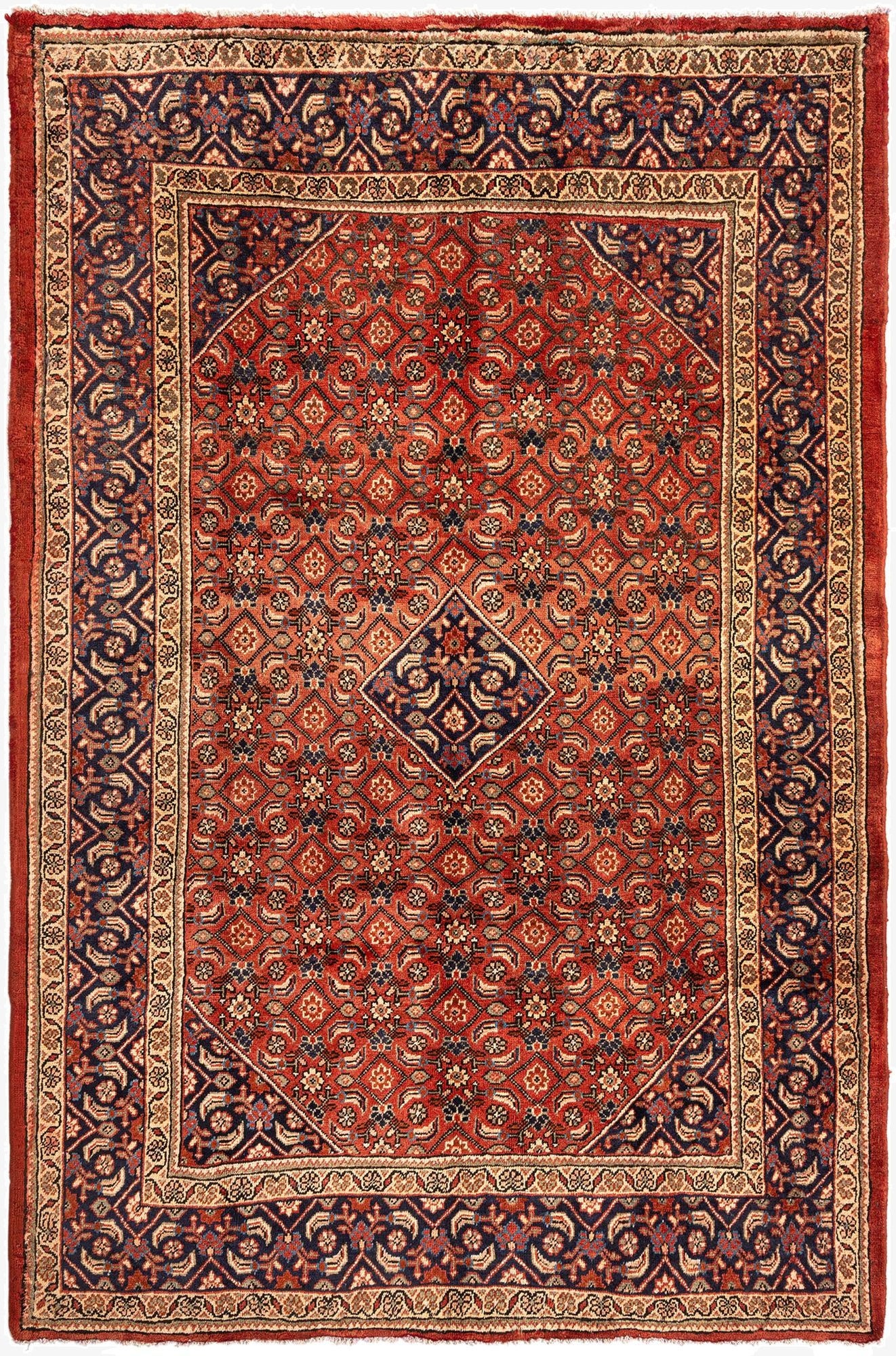 6' 10 x 10' 3 Hamedan Wool Rug