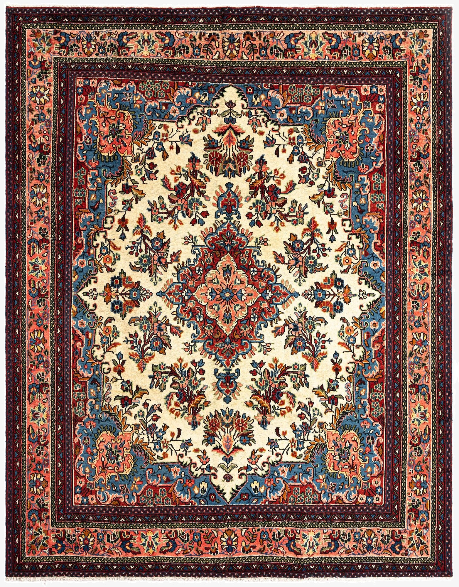 7' 8 x 9' 9 Hamedan Wool Rug
