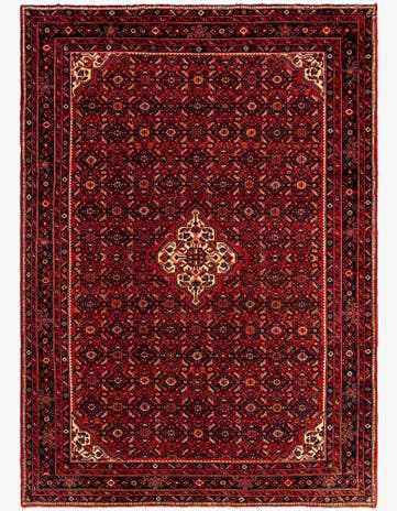 7' 1 x 10' 1 Hamedan Wool Rug