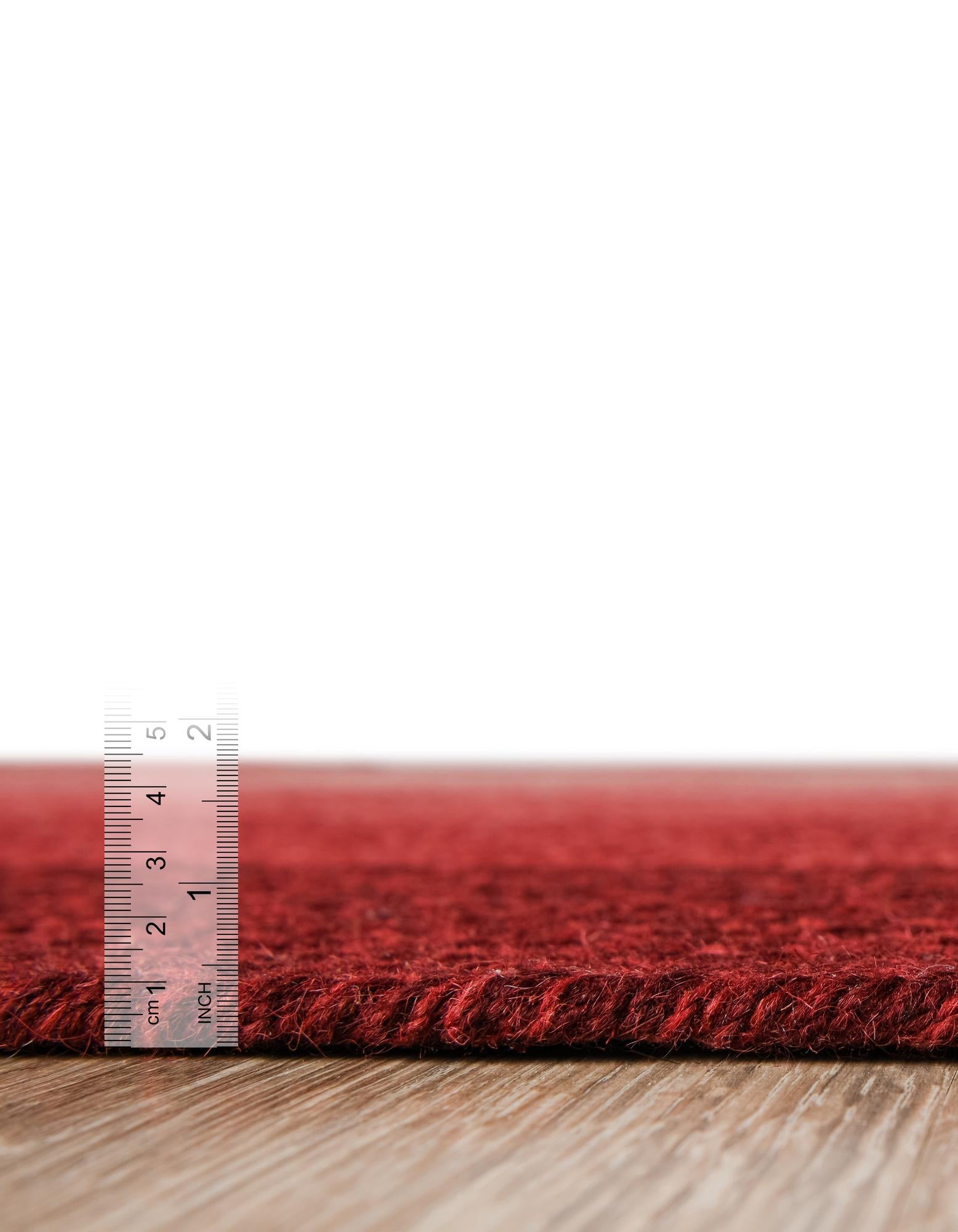 2' x 3' 1 Hand Braided Wool Rug