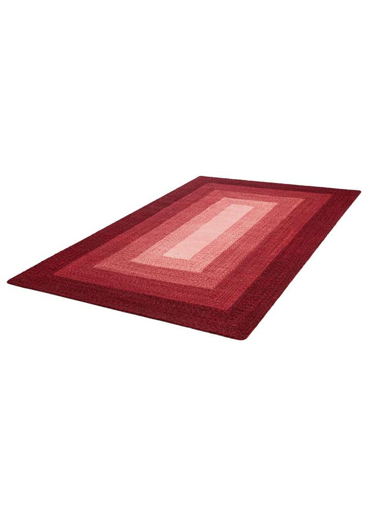 5' 1 x 8' Handmade Hand Braided Wool Rug