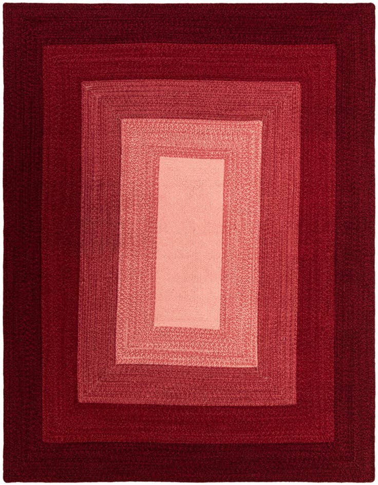 Detail image of 7' 10 x 10'  Hand Hand Braided Wool Rug