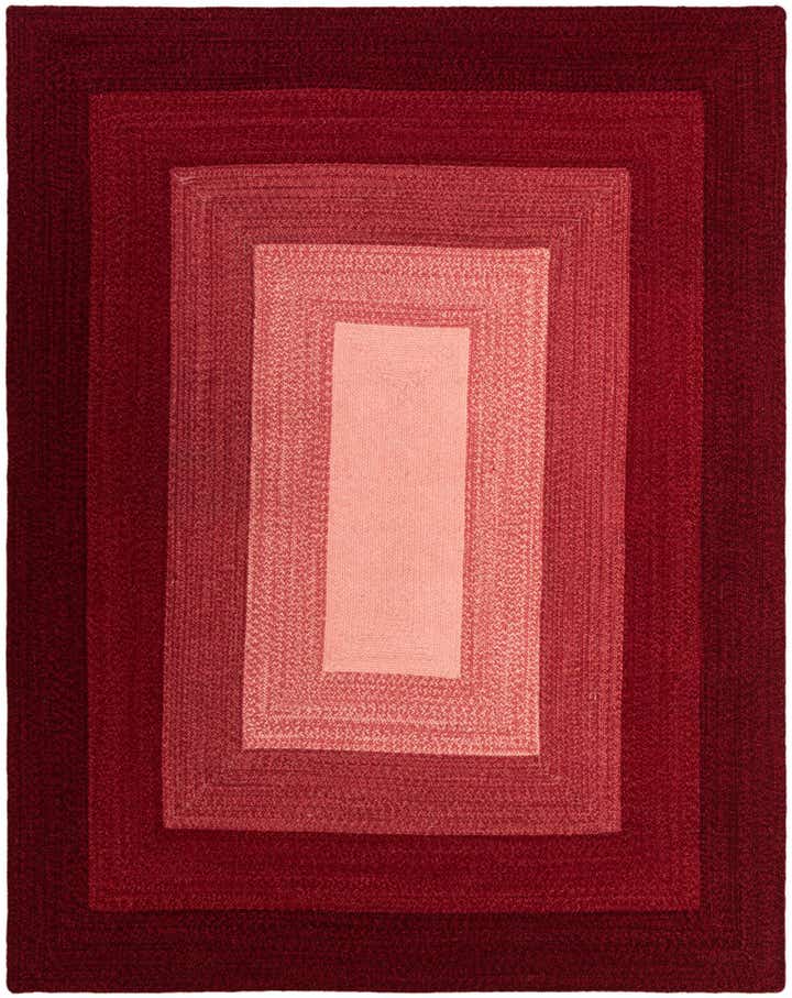 7' 10 x 10' Handmade Hand Braided Wool Rug