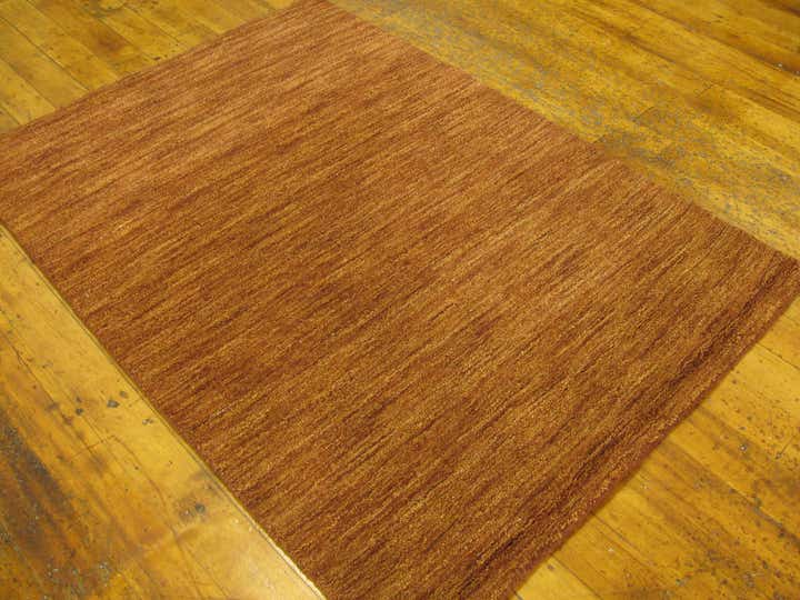 3' 3 x 4' 8 Hand Knotted Handloom Gabbeh Wool Rug