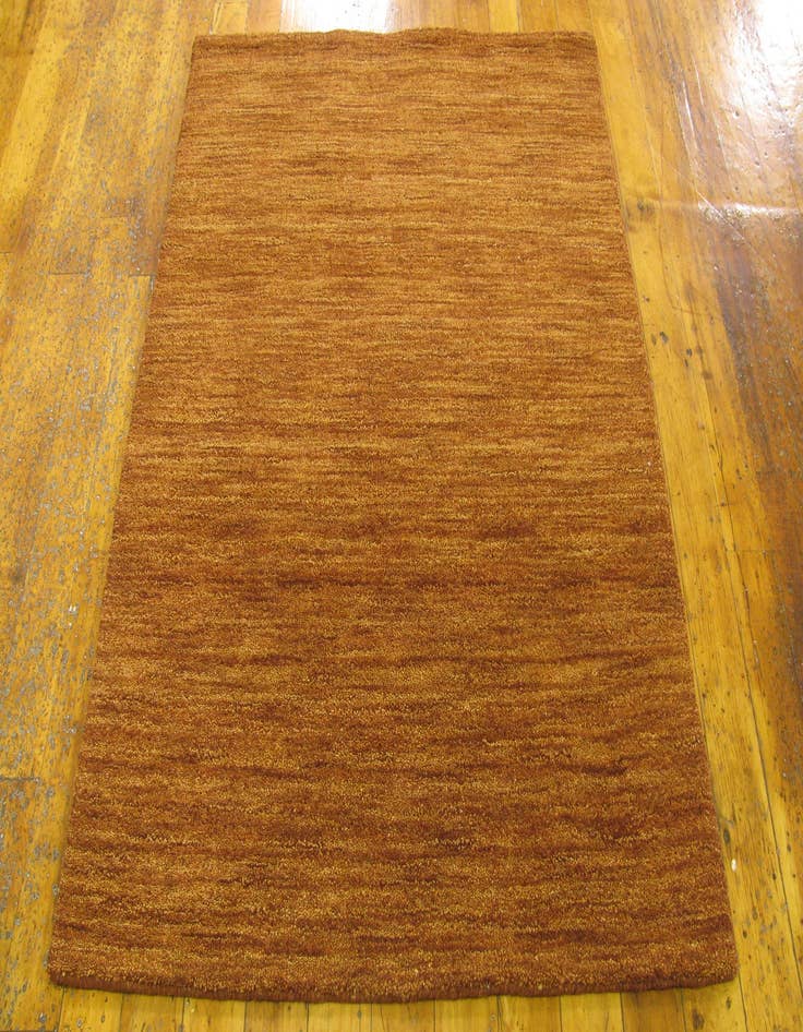 Detail image of 3' 3 x 4' 8 Hand Knotted Handloom Gabbeh Wool Rug