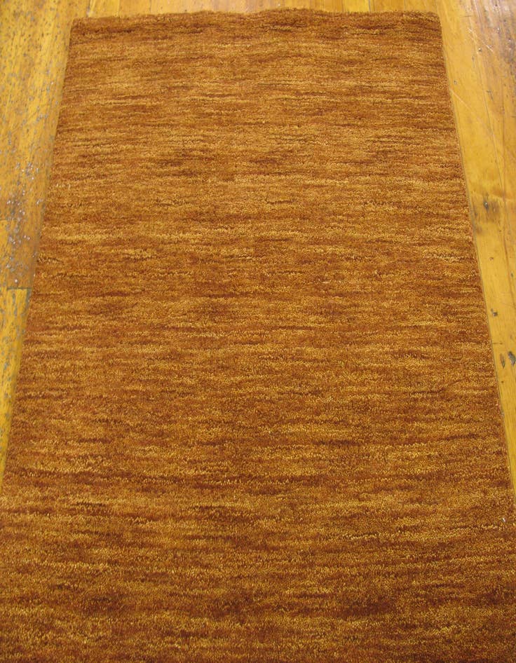 Detail image of 3' 3 x 4' 8 Hand Knotted Handloom Gabbeh Wool Rug