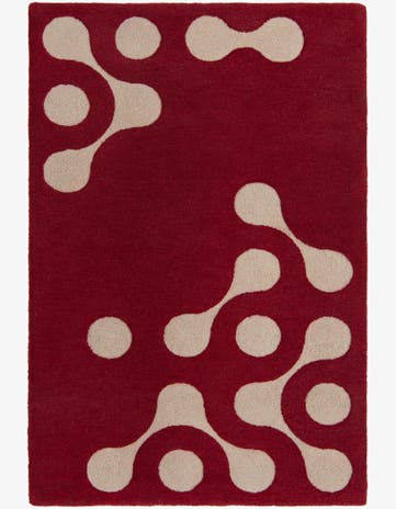 4' 1 x 6' 1 Handtufted Wool Rug