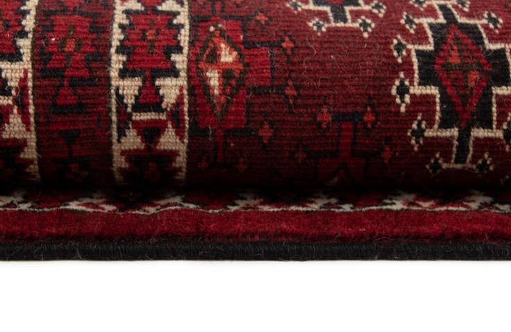 Detailansicht von 130cm x 185cm Handgeknüpft Hatchlou Wolle Teppich