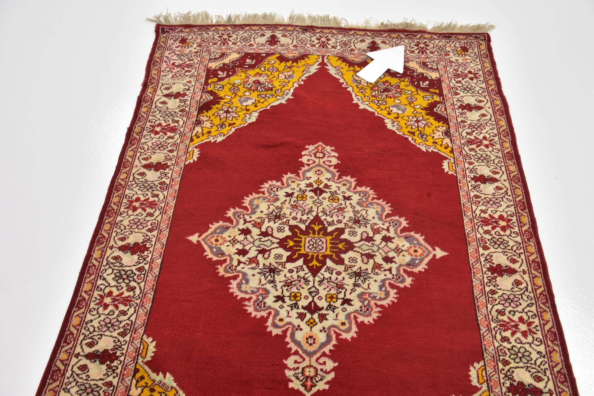 4' x 6' 4 Hand Knotted Hereke Wool Rug