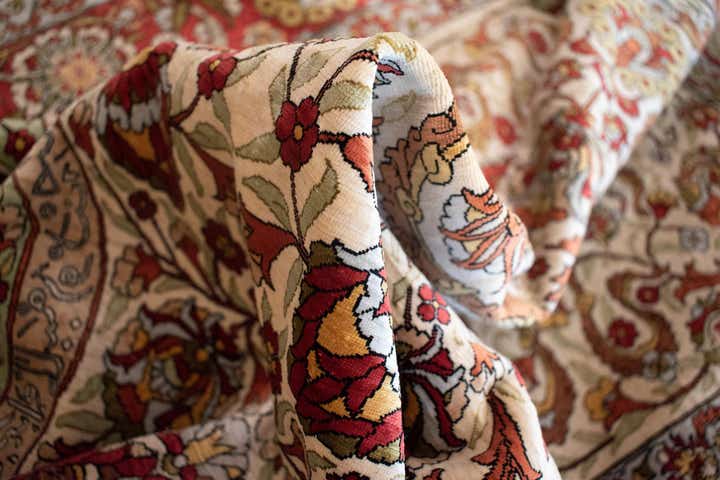 3' 3 x 4' 5 Hereke Silk Rug