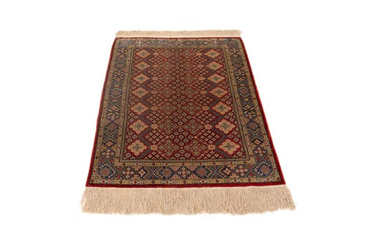 2' 1 x 2' 11 Hereke Silk Rug