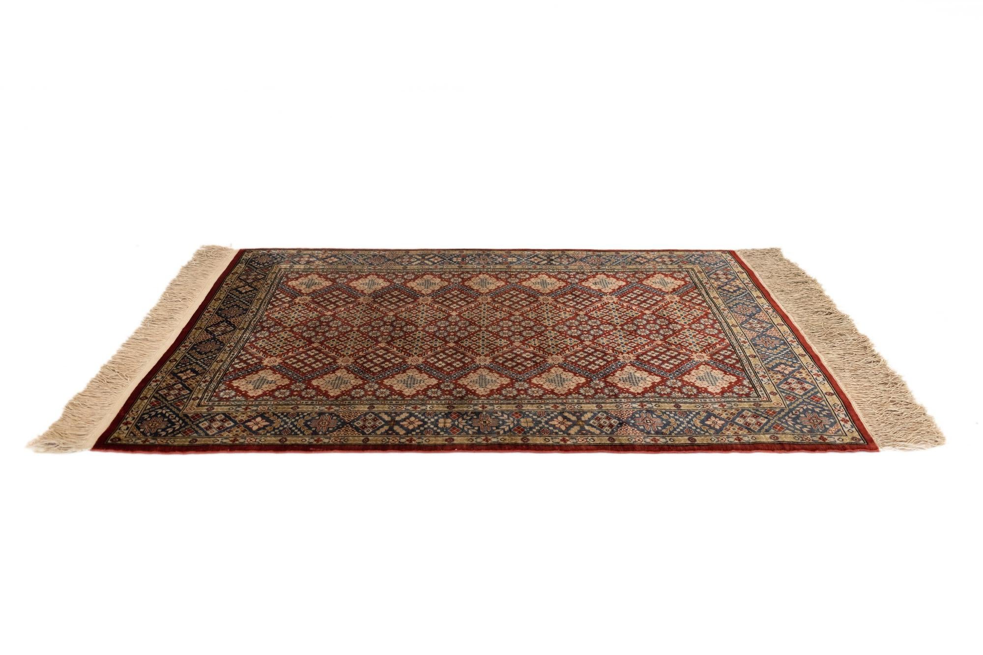 2' 1 x 2' 11 Hereke Silk Rug