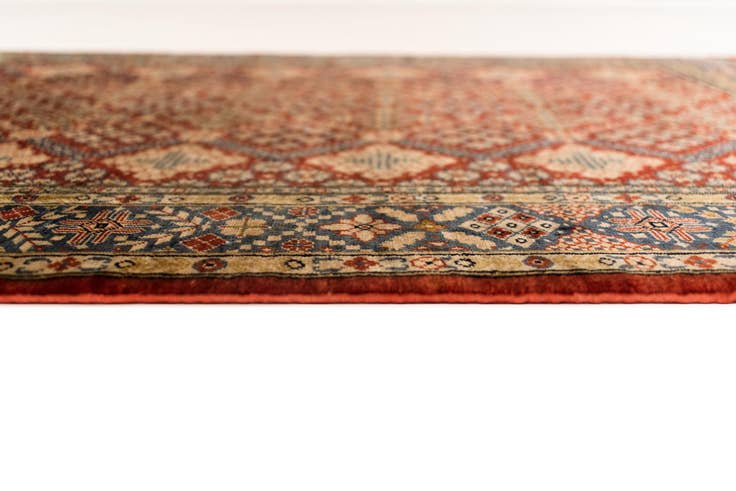 Detail image of 2' 1 x 2' 11 Hereke Silk Rug