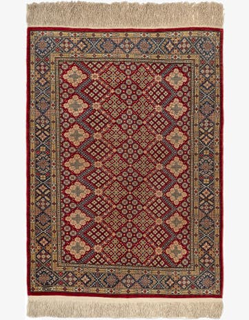 2' 1 x 2' 11 Hereke Silk Rug