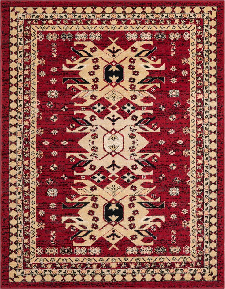 Detail image of 5' 3 x 8' Heris Rug