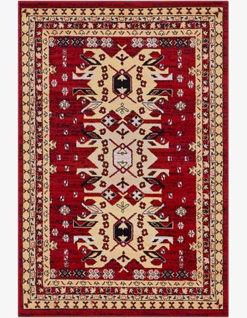 Red Heris Rug