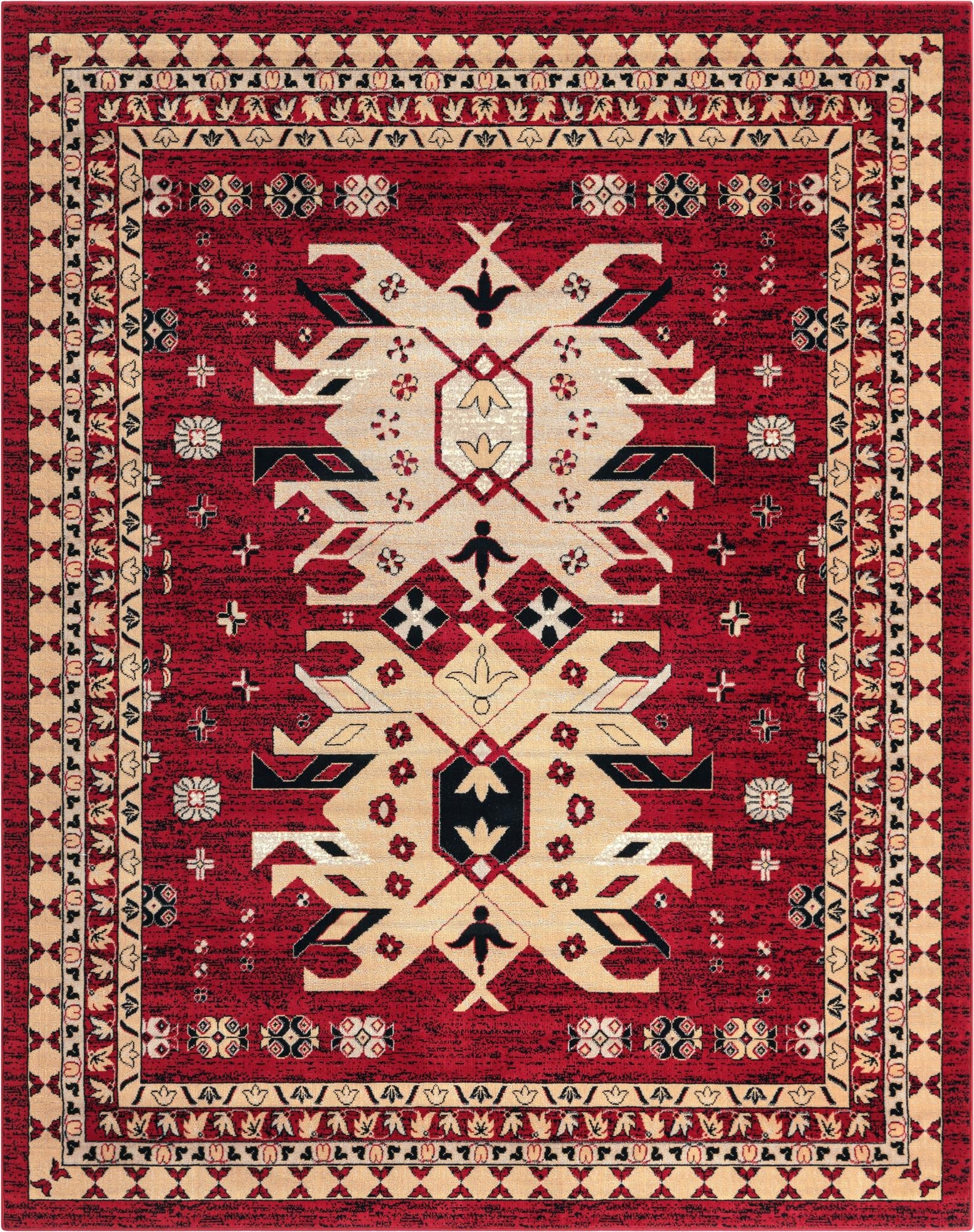 Primary image 7' 10 x 10' Heriz Design Rug