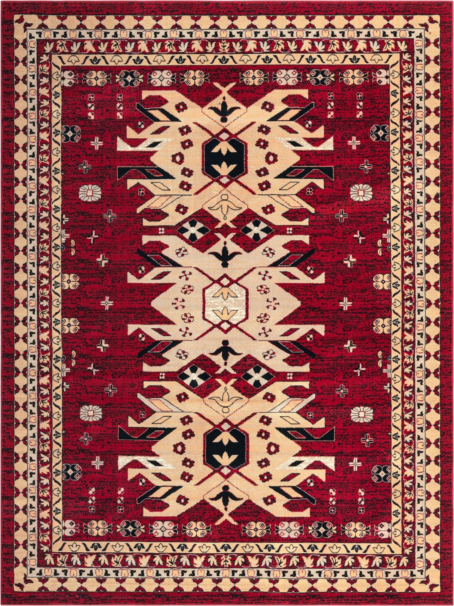 Primary image 10' x 13' Heriz Design Rug