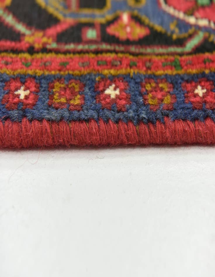 Detail image of 6' 6 x 9' 3 Hand Knotted Heriz Persian Wool Rug