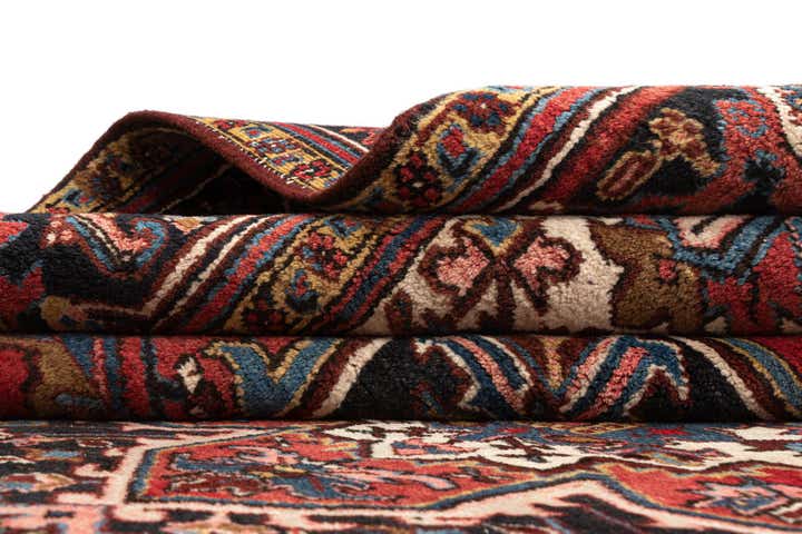 8' x 11' 3 Heriz Wool Rug