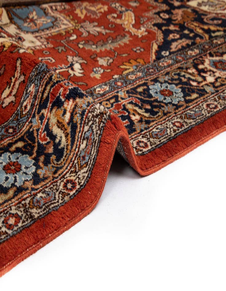 Detail image of 6' 2 x 7' 10 Heriz Wool Rug