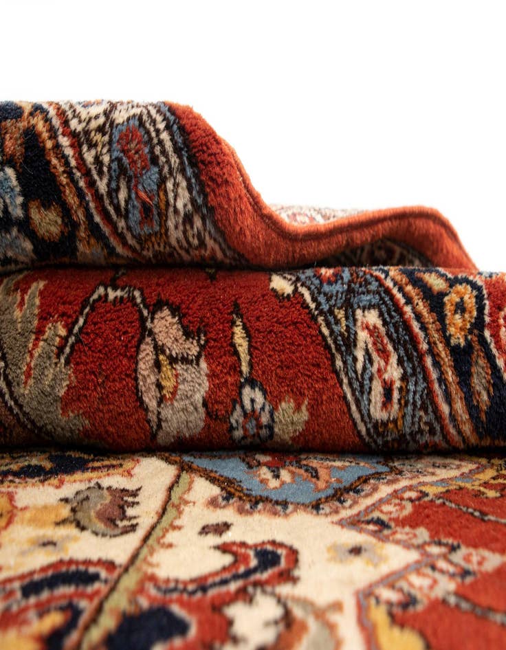 Detail image of 6' 2 x 7' 10 Heriz Wool Rug