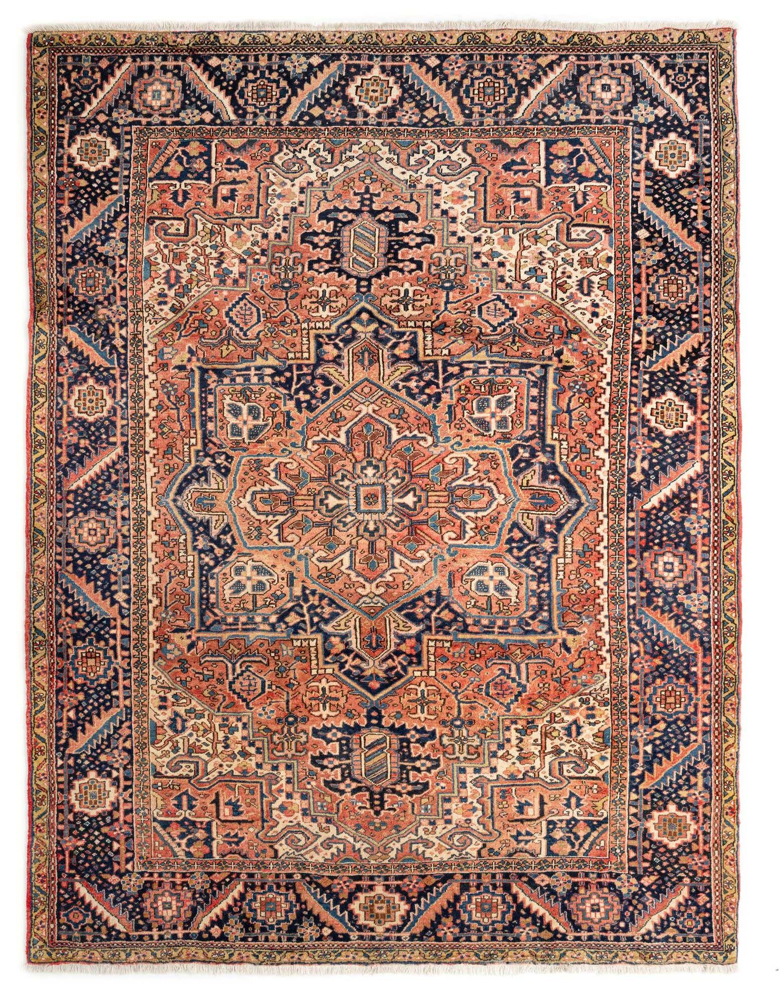 8' 6 x 11' 10 Heriz Wool Rug