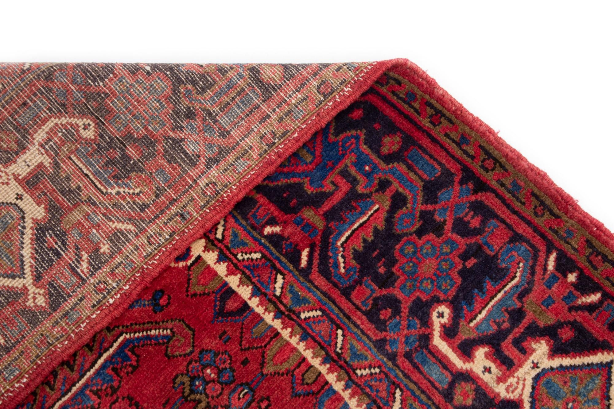 9' 8 x 12' 6 Heriz Wool Rug