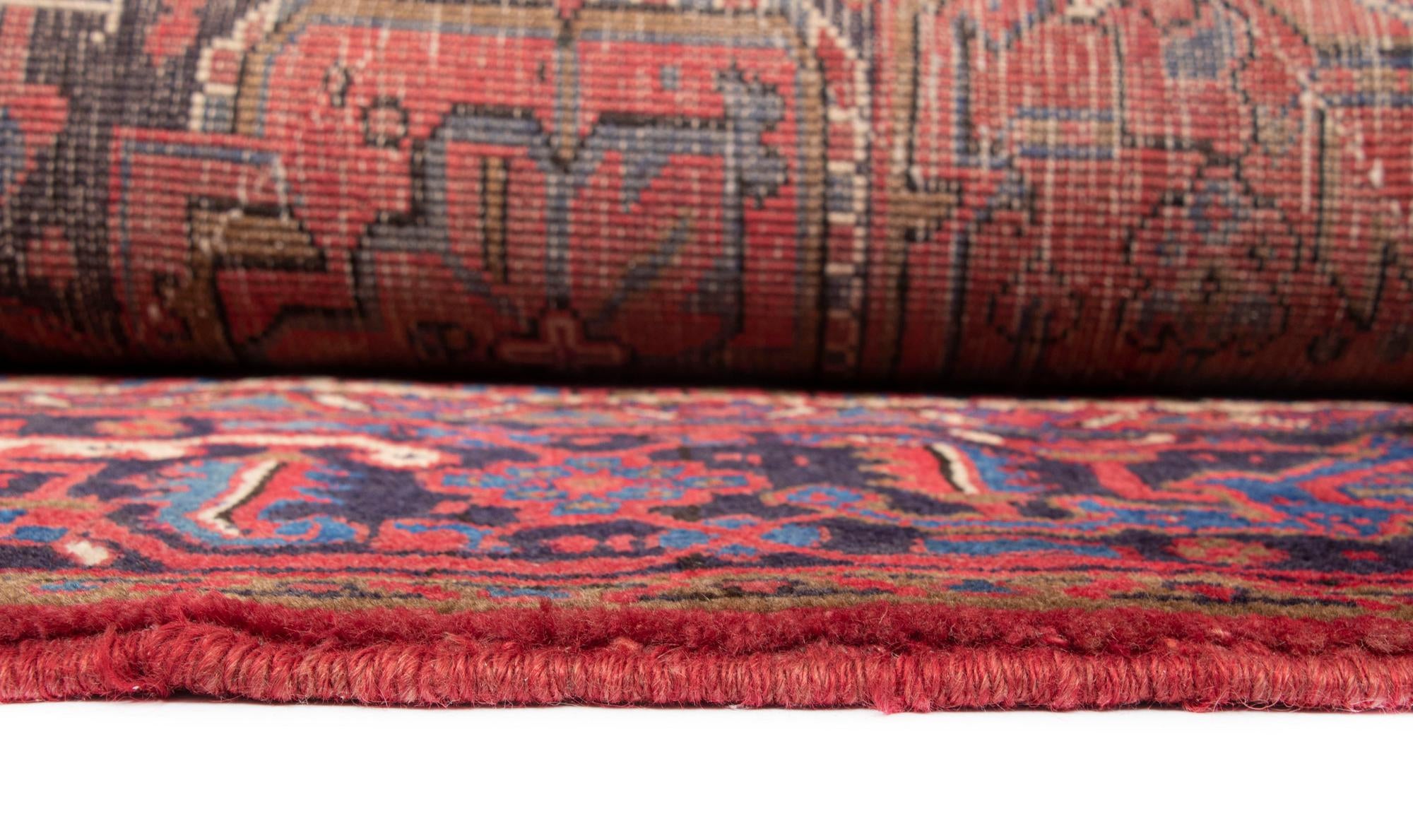9' 8 x 12' 6 Heriz Wool Rug