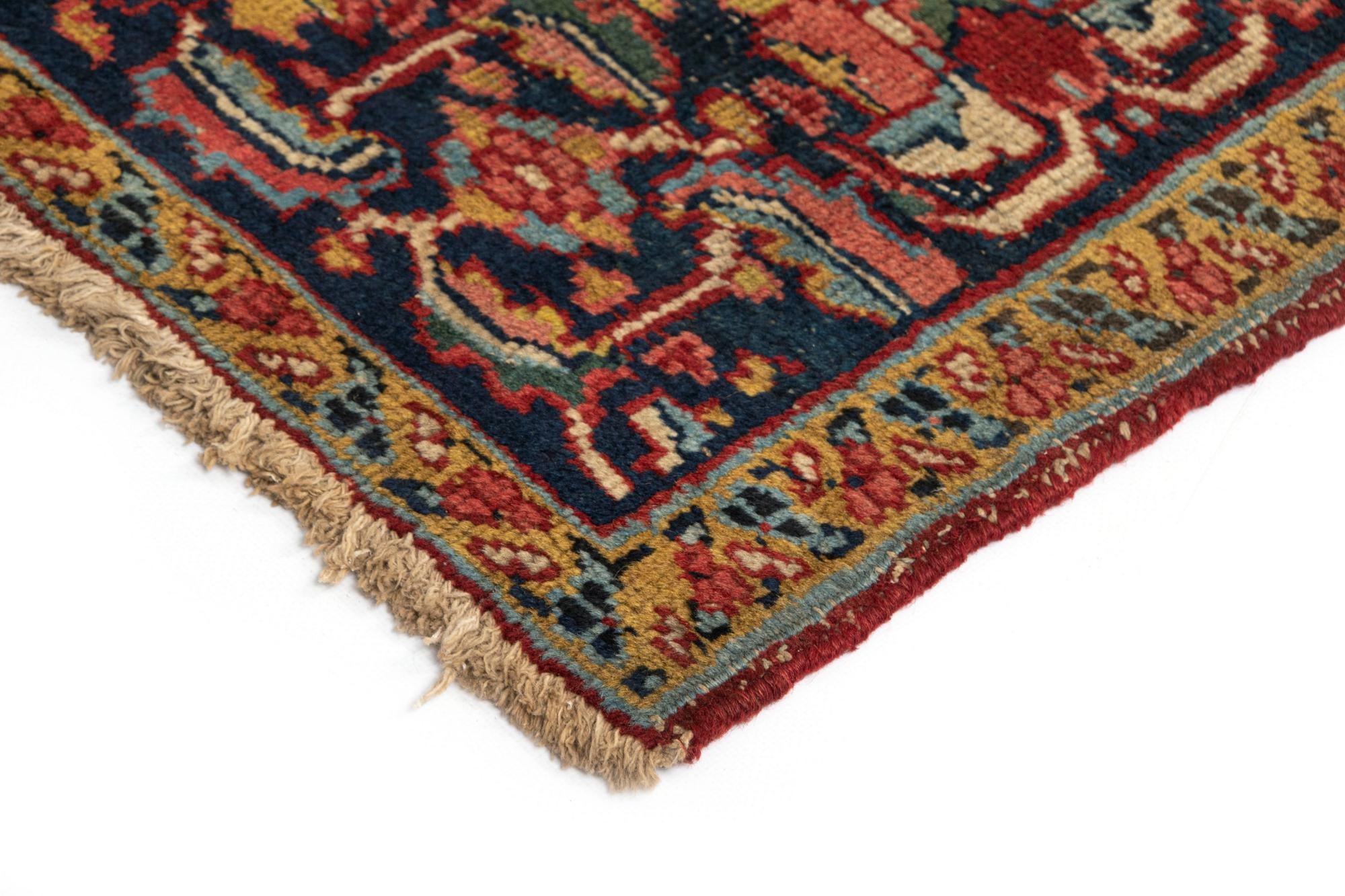 6' 9 x 9' 2 Heriz Wool Rug