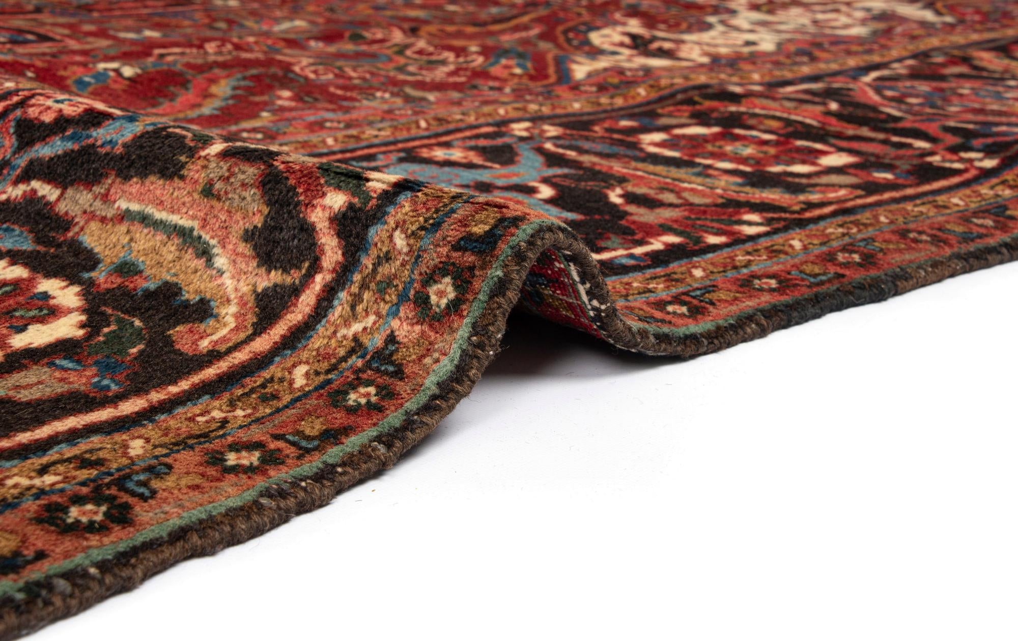 9' 8 x 12' 8 Heriz Wool Rug