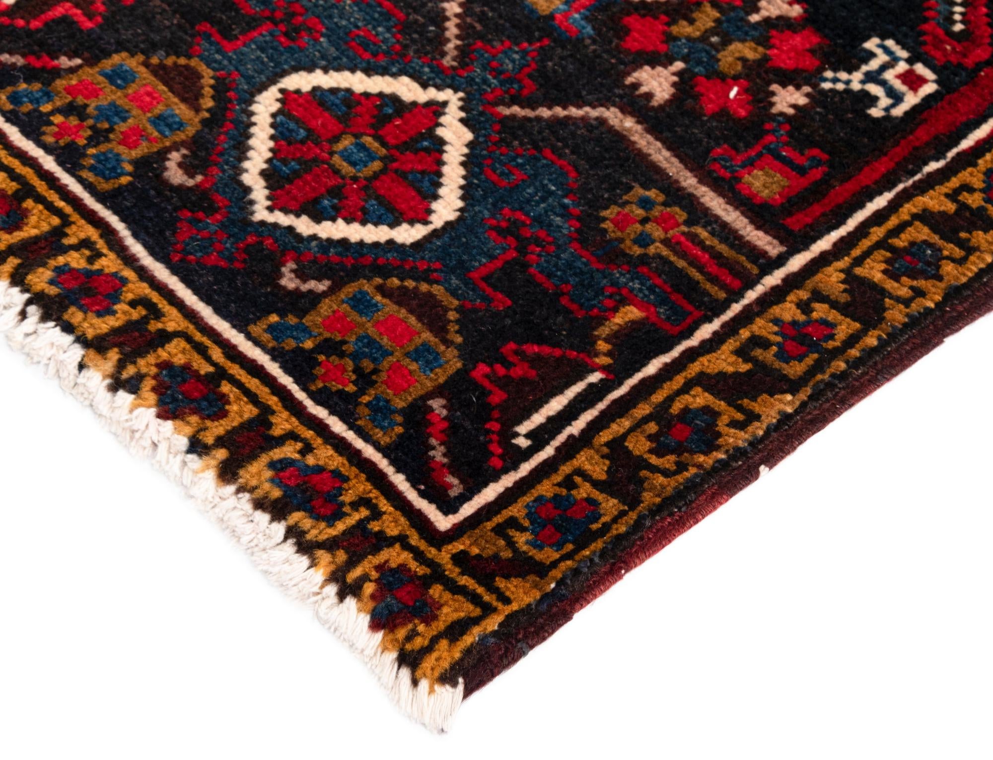 7' x 9' 8 Heriz Wool Rug