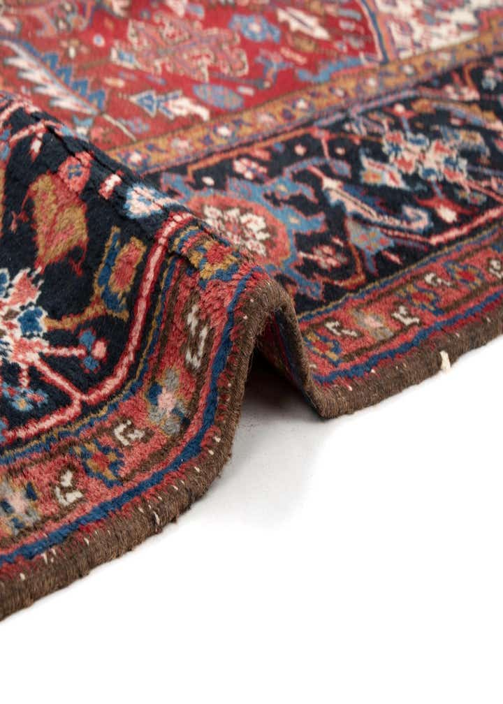 8' 2 x 11' 8 Hand Knotted Heriz Persian Wool Rug