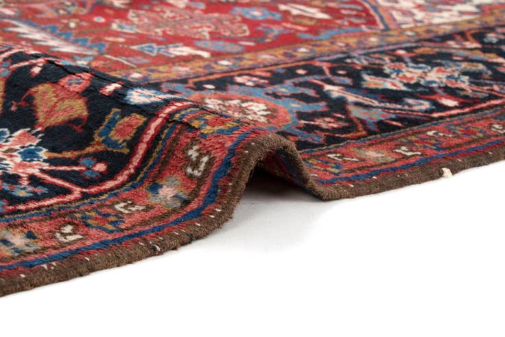 Detail image of 8' 2 x 11' 8 Hand Knotted Heriz Persian Wool Rug