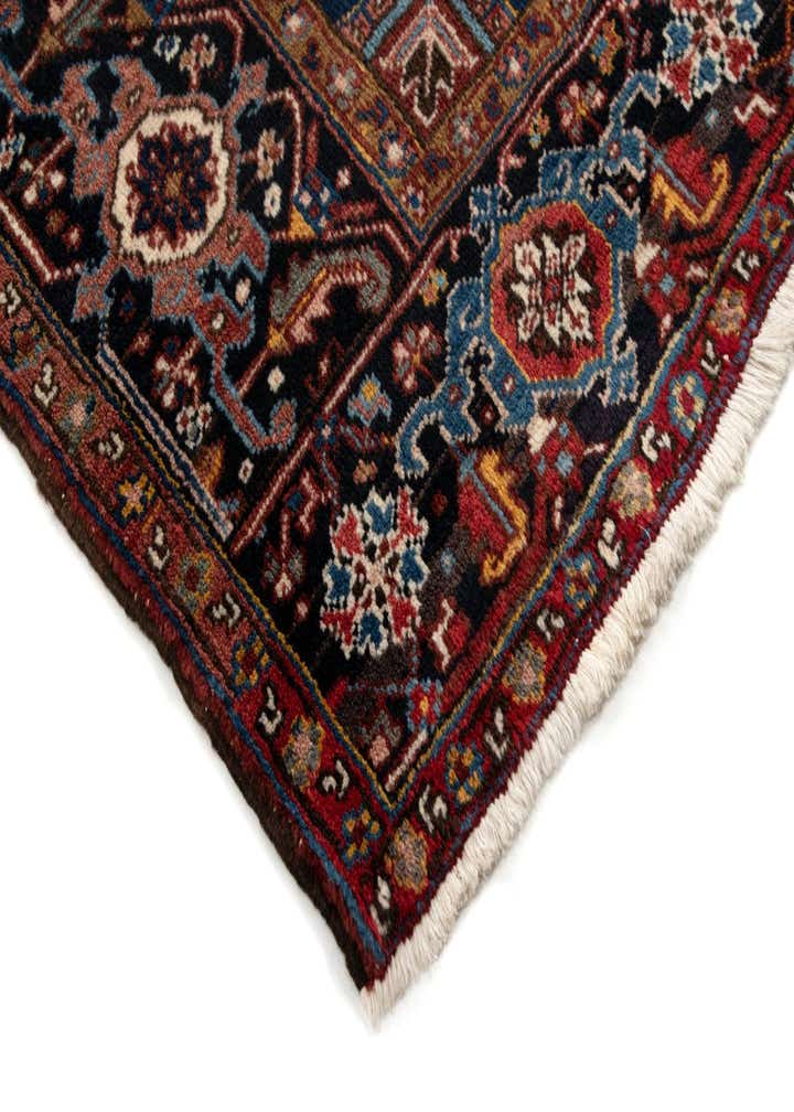 8' 2 x 11' 8 Hand Knotted Heriz Persian Wool Rug