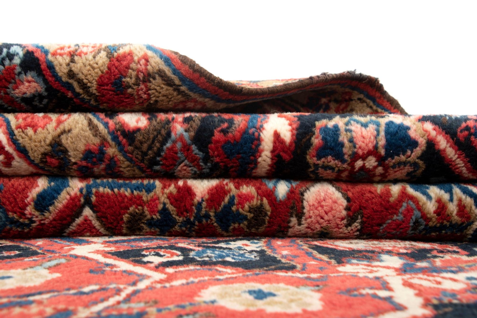 8' 6 x 11' 10 Hand Knotted Heriz Persian Wool Rug