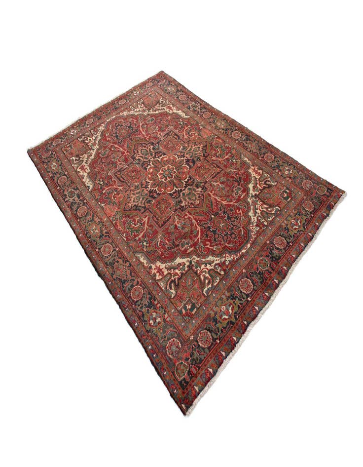 Detail image of 7' 7 x 10' 11 Heriz Wool Rug