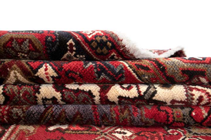 7' 10 x 11' Hand Knotted Heriz Persian Wool Rug