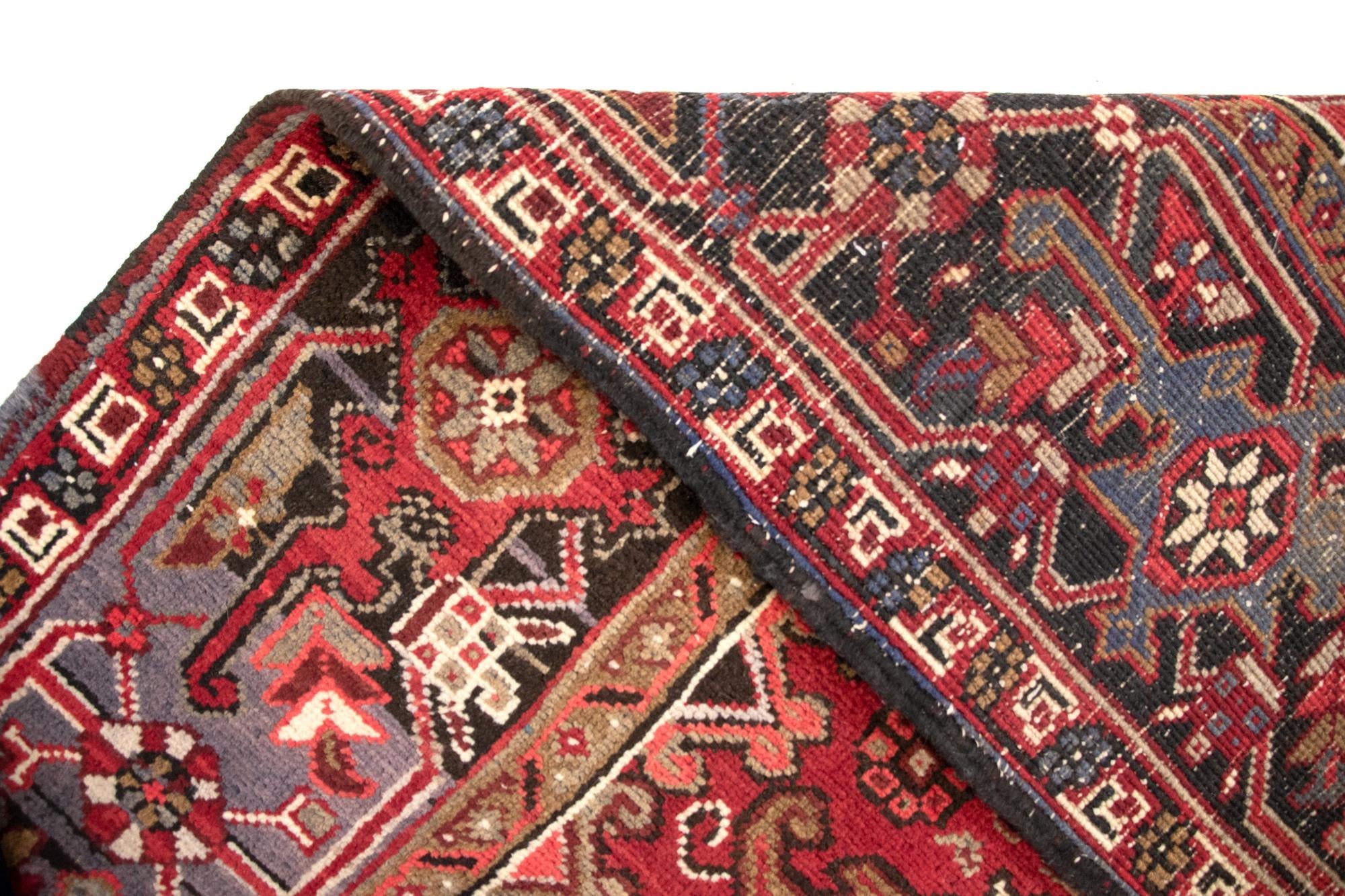 7' 10 x 11' Hand Knotted Heriz Persian Wool Rug