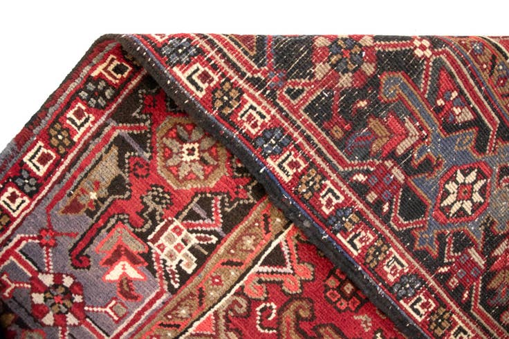 Detail image of 7' 10 x 11' Hand Knotted Heriz Persian Wool Rug