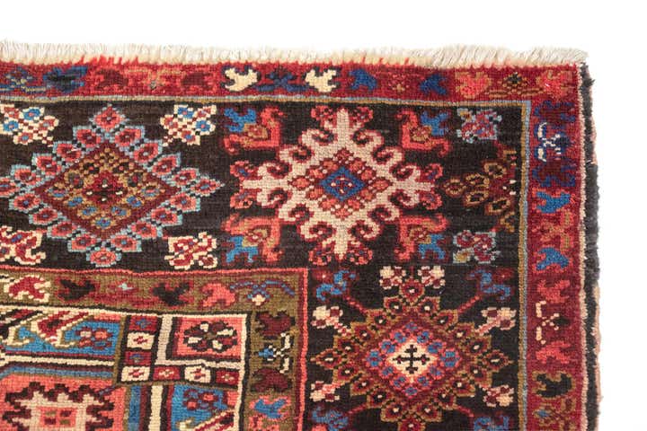 8' 11 x 11' 6 Hand Knotted Heriz Persian Wool Rug