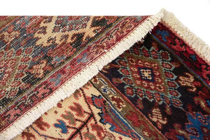 8' 11 x 11' 6 Hand Knotted Heriz Persian Wool Rug