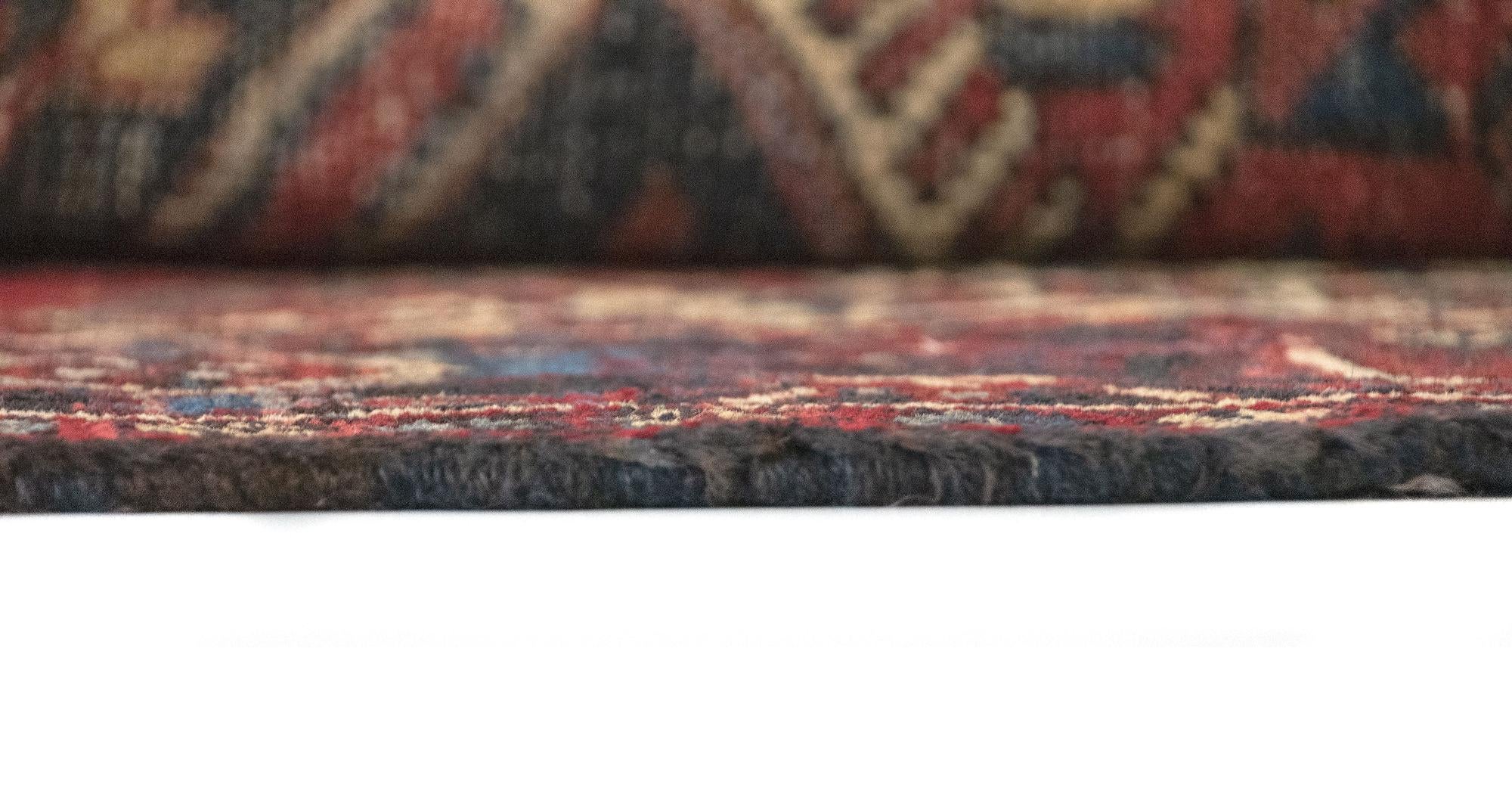 7' 5 x 10' 3 Hand Knotted Heriz Persian Wool Rug
