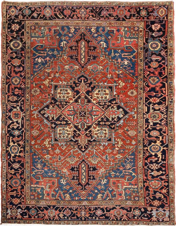 Detail image of 6' 9 x 10' Heriz Rug